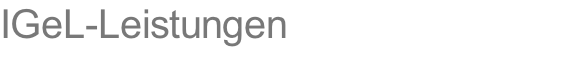 IGeL-Leistungen