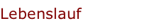 Lebenslauf